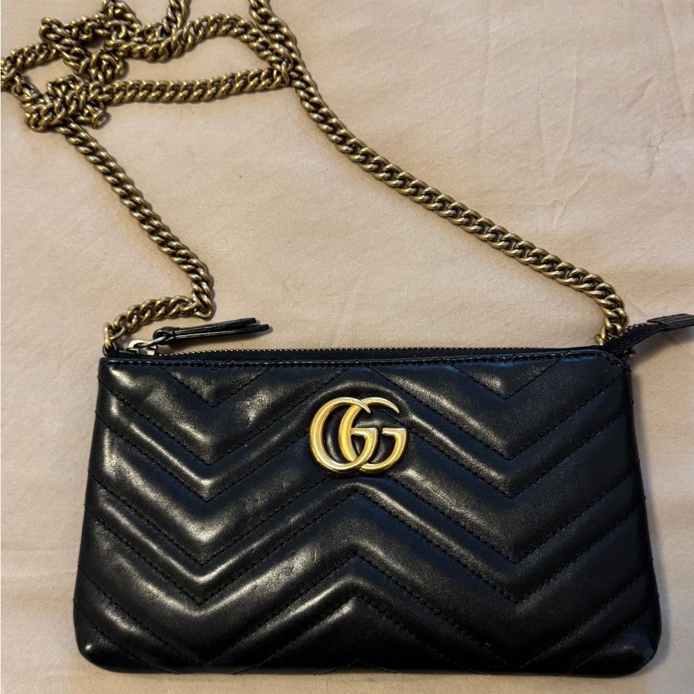 Gucci Quilted Leather Crossbody Bag